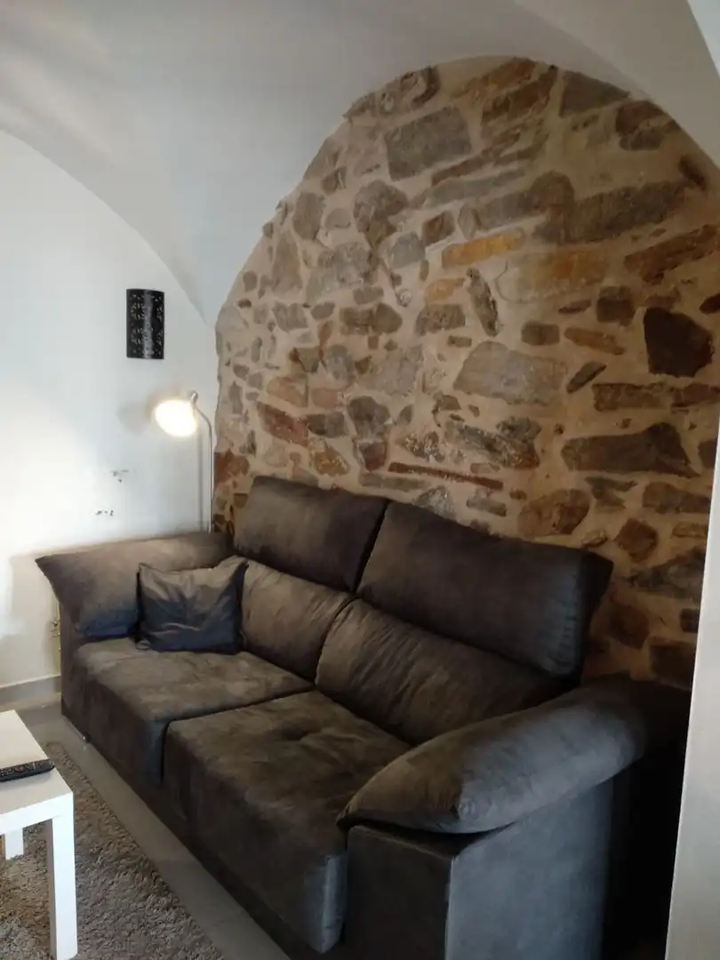 Living room of Detached homes for sale in Cáceres  with Heating, Terrace and Furnished