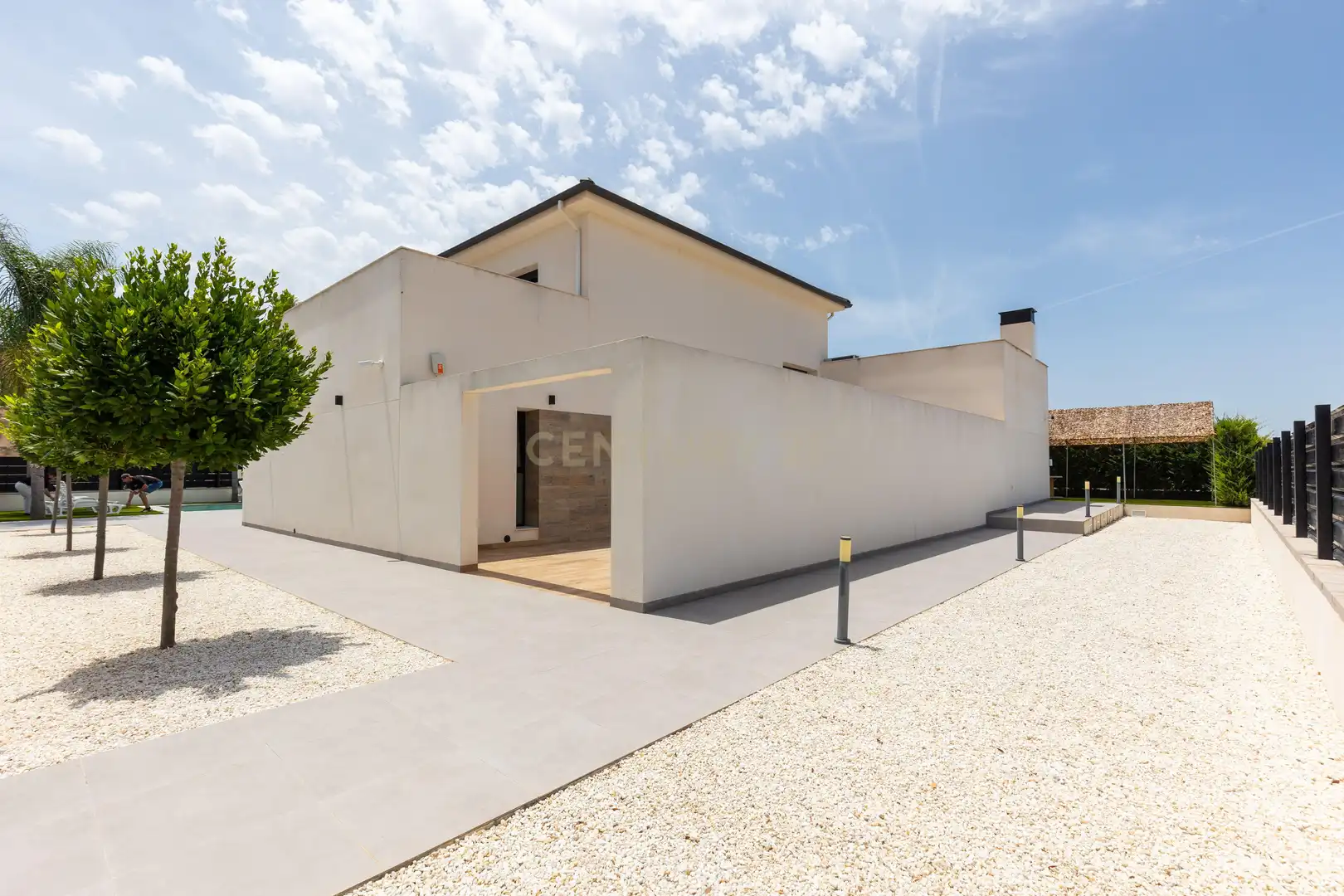 Vista exterior de Casa o xalet en venda en Catral amb Aire condicionat, Jardí privat i Piscina