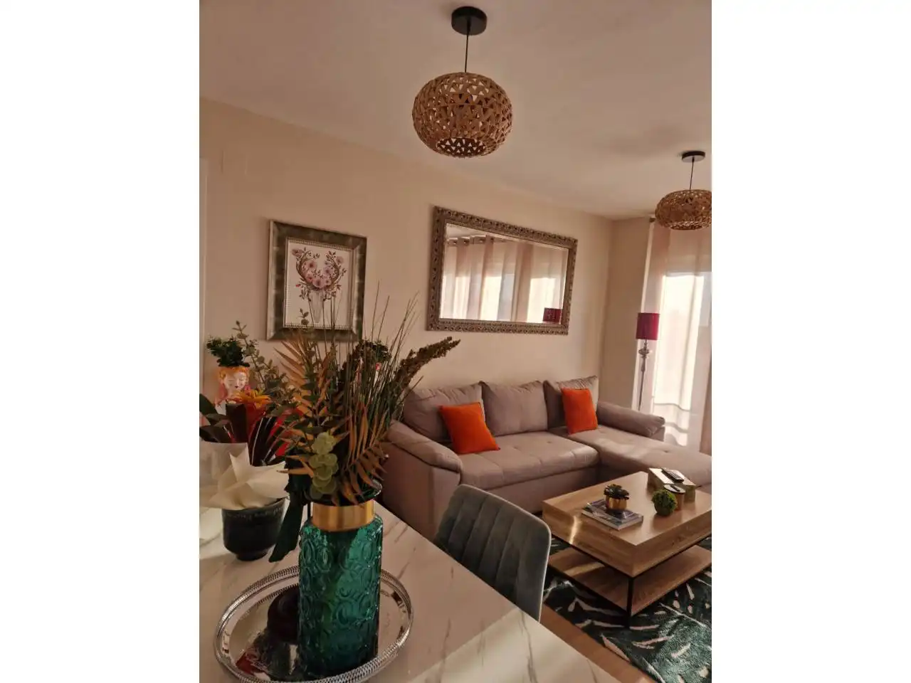 Wohnzimmer von Dachboden zum Verkauf in León Capital  mit Heizung, Parkett und Terrasse