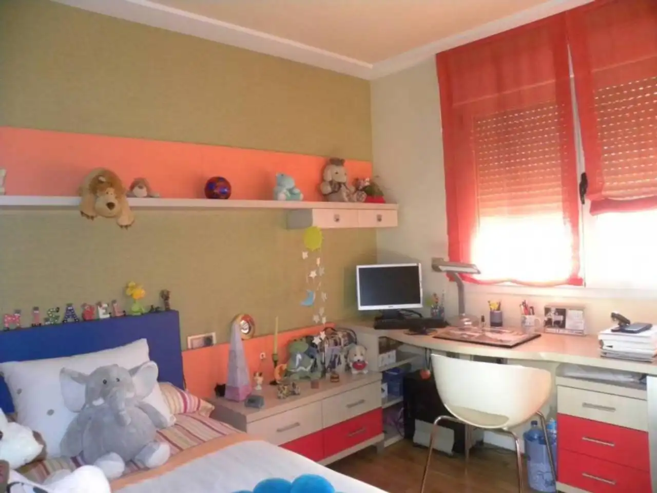 Schlafzimmer von Maisonette zum Verkauf in Caravaca de la Cruz mit Klimaanlage, Heizung und Privatgarten