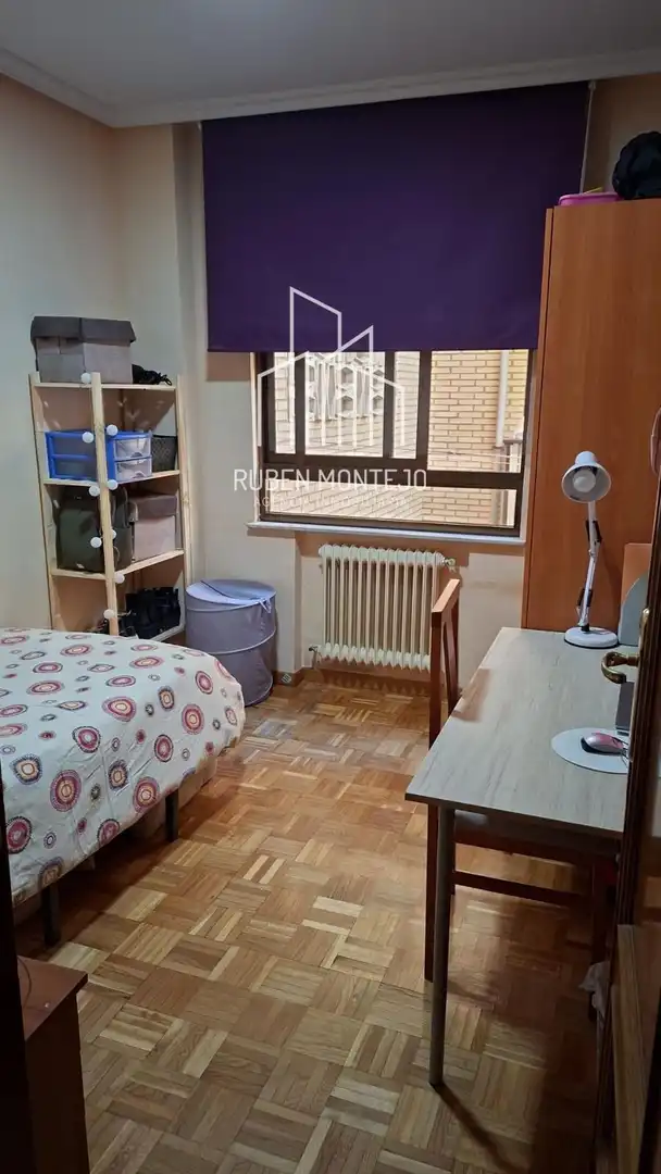 Schlafzimmer von Wohnung zur Miete in Salamanca mit Heizung, Parkett und Terrasse
