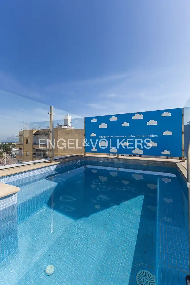 Piscina de Àtic en venda en Gandia amb Aire condicionat, Calefacció i Terrassa