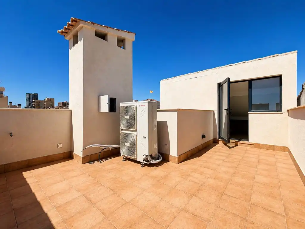 Terrace of Detached homes for sale in El Campello  with Air Conditioner, Terrace and Balcony