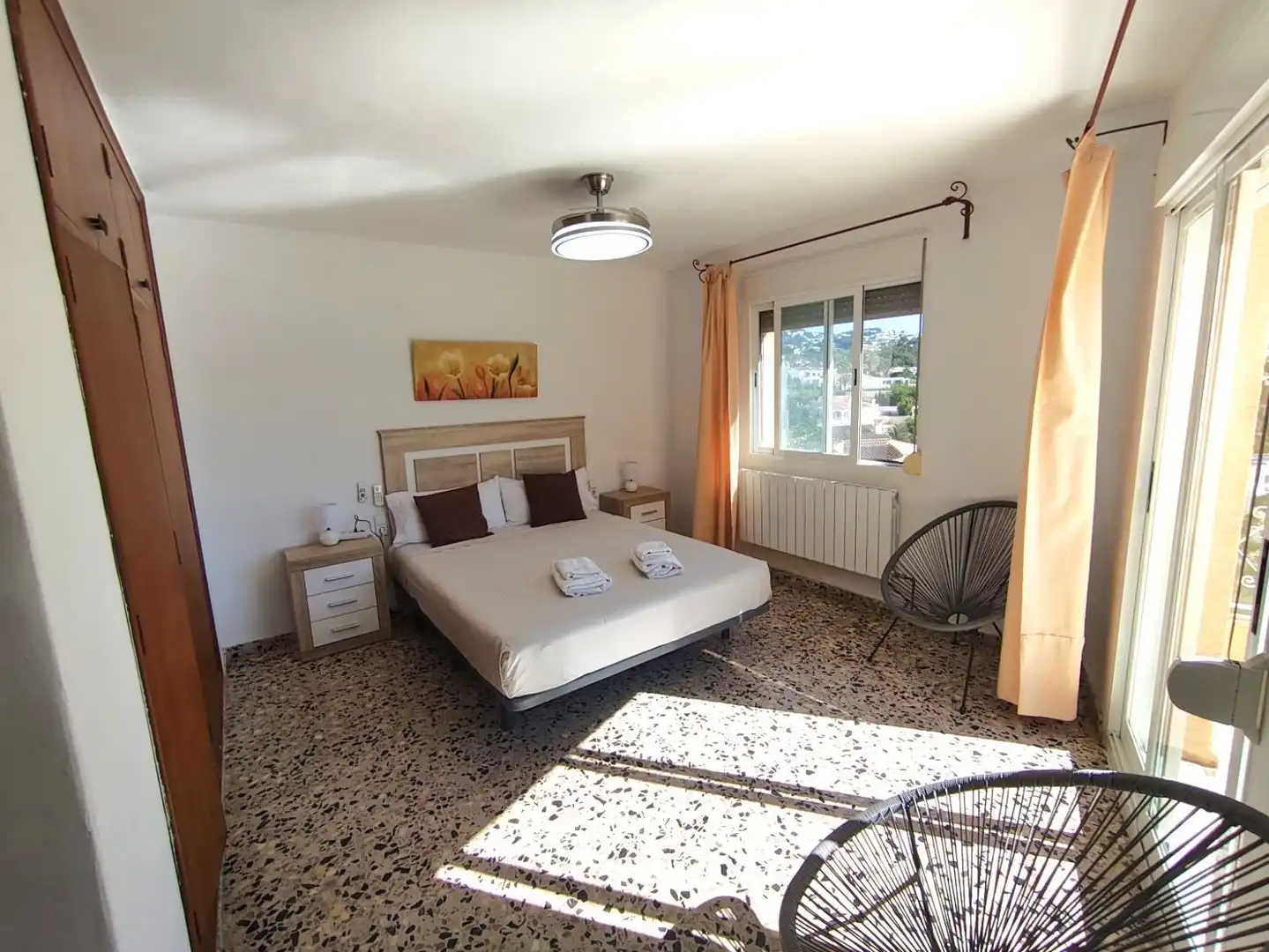 Bedroom of Houses for rent in Benissa  with Air Conditioner, Terrace and Swimming Pool