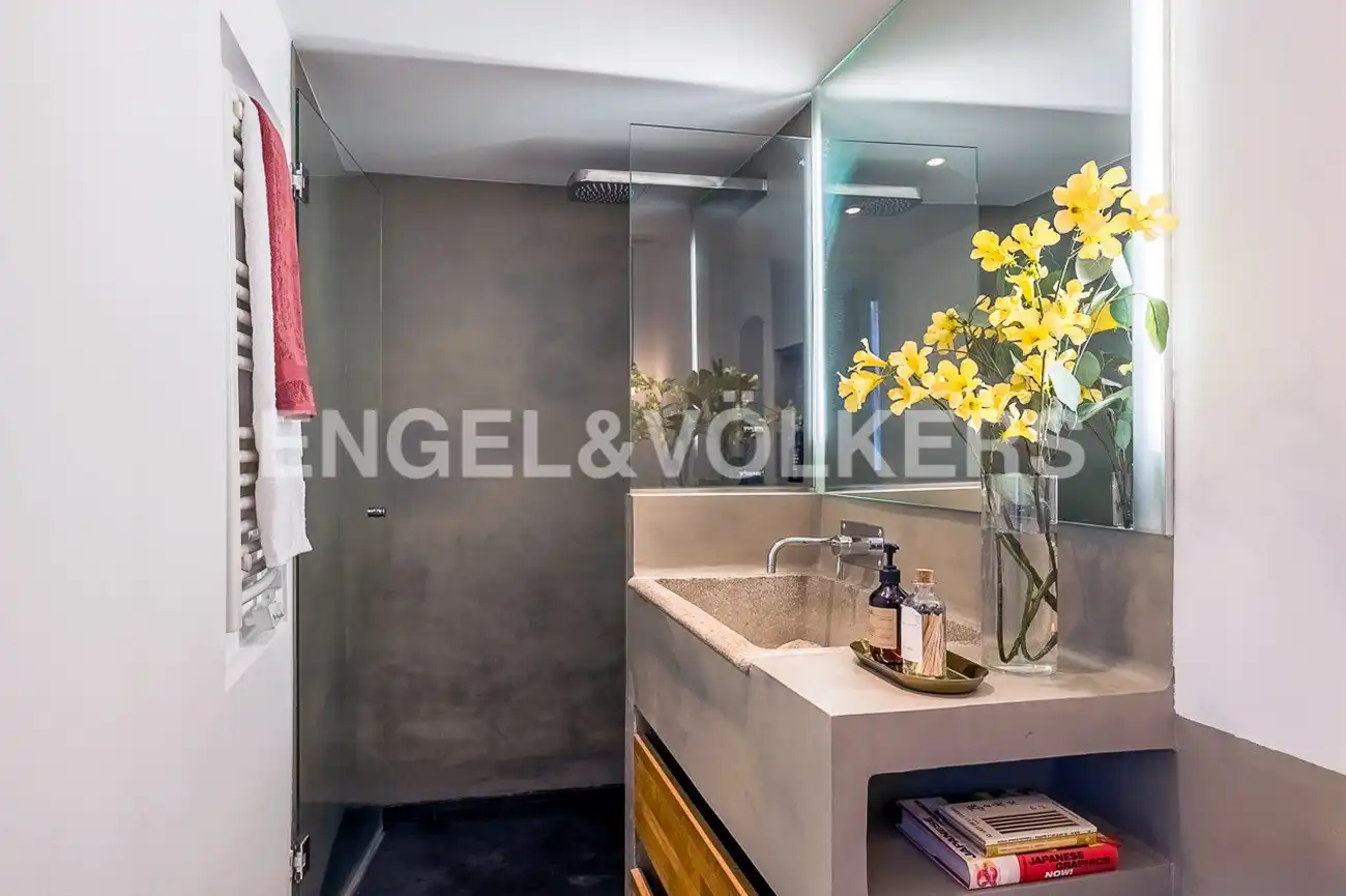 Baño de Ático de alquiler en Madrid con Aire acondicionado, Calefacción y Terraza
