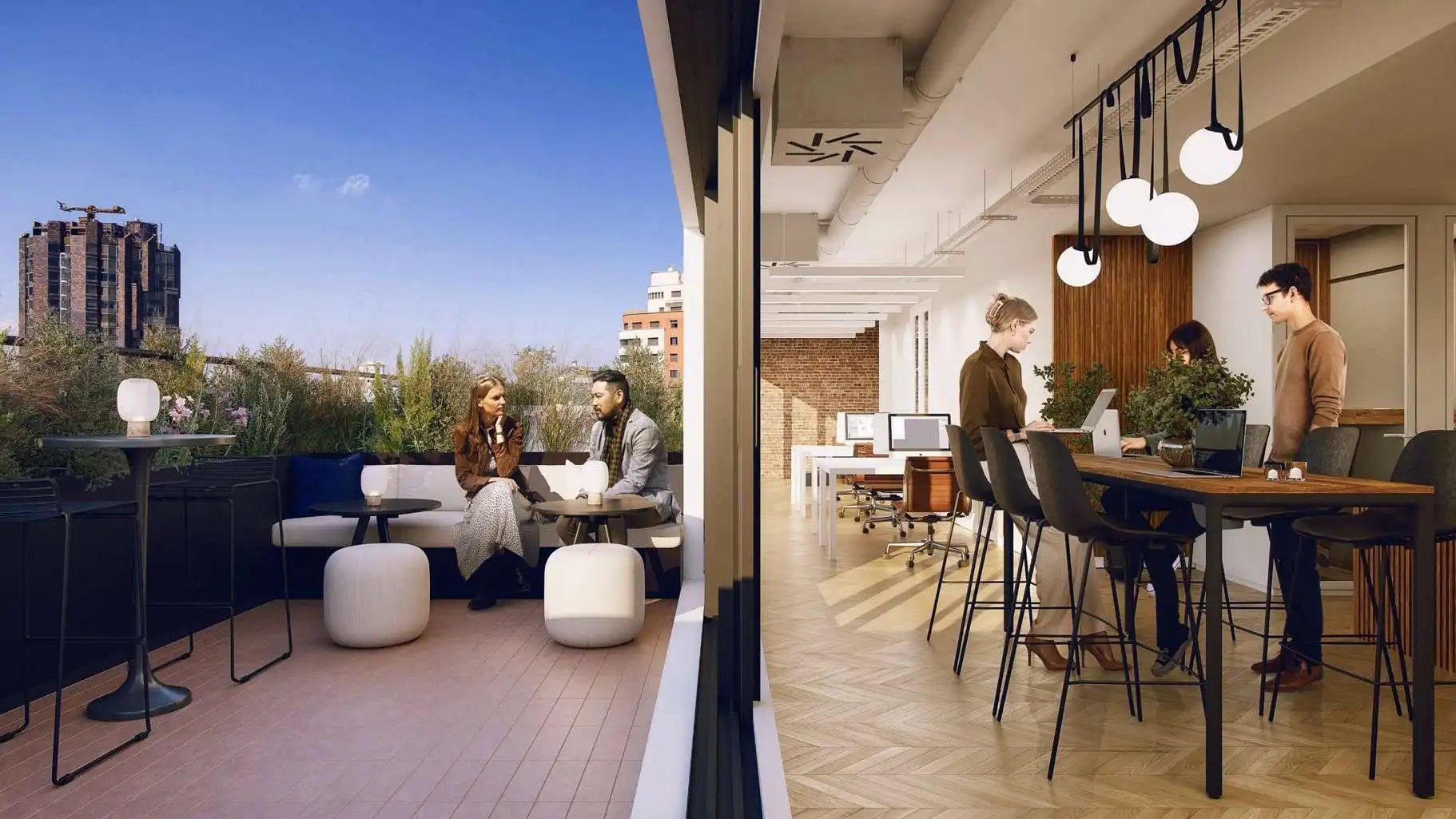 Terraza de Oficina de alquiler en Barcelona con Aire acondicionado, Calefacción y Terraza