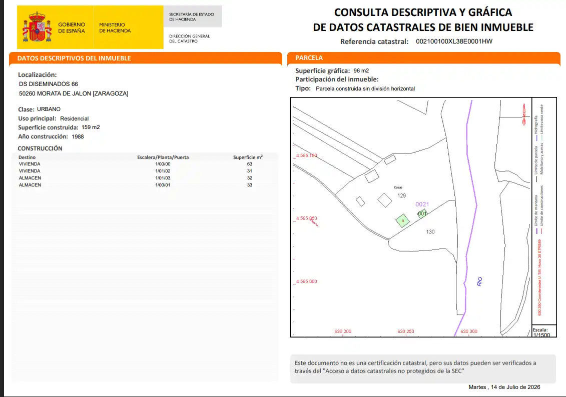 Finca rústica en venda en Morata de Jalón amb Piscina comunitària