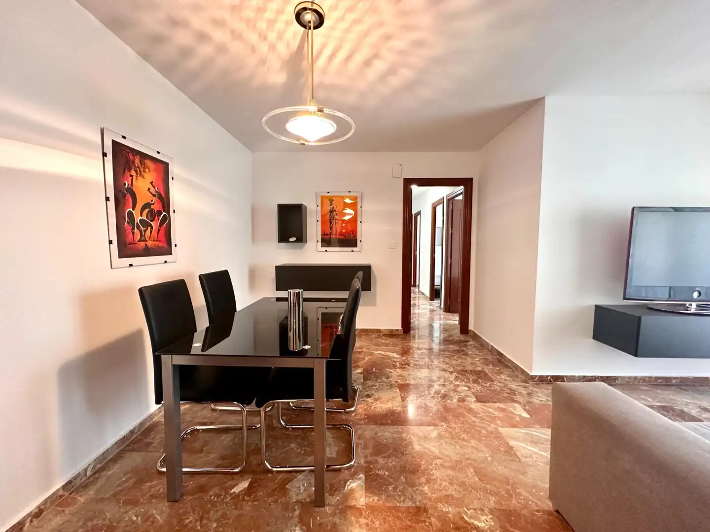 Dining room of Flat for rent in Granada  with Air Conditioner, Heating and Terrace