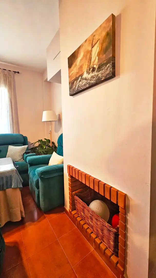 Sala de estar de Casa adosada en venta en Cortegana con Terraza y Trastero