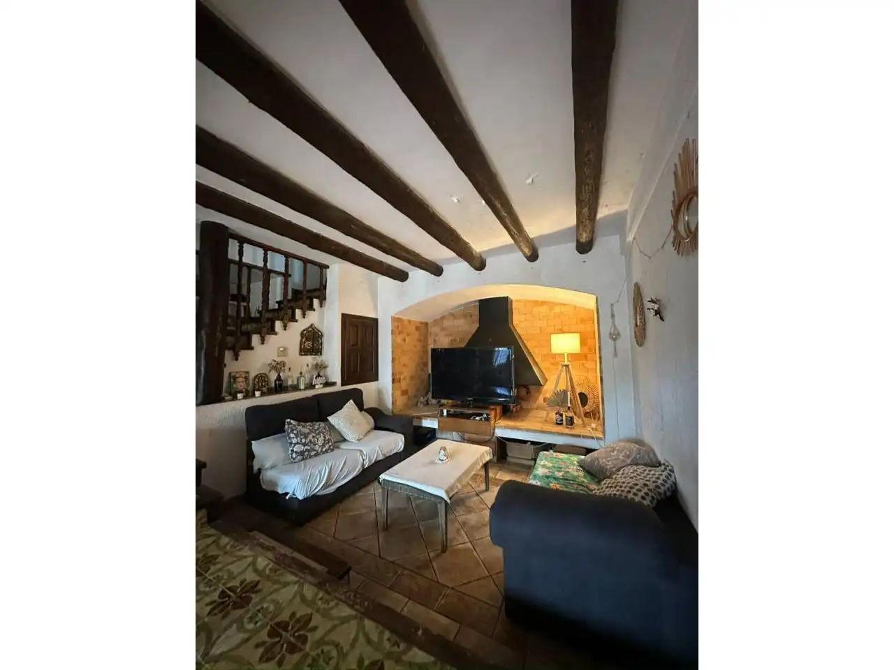 Sala d'estar de Casa o xalet en venda en Lloret de Mar amb Aire condicionat, Calefacció i Jardí privat