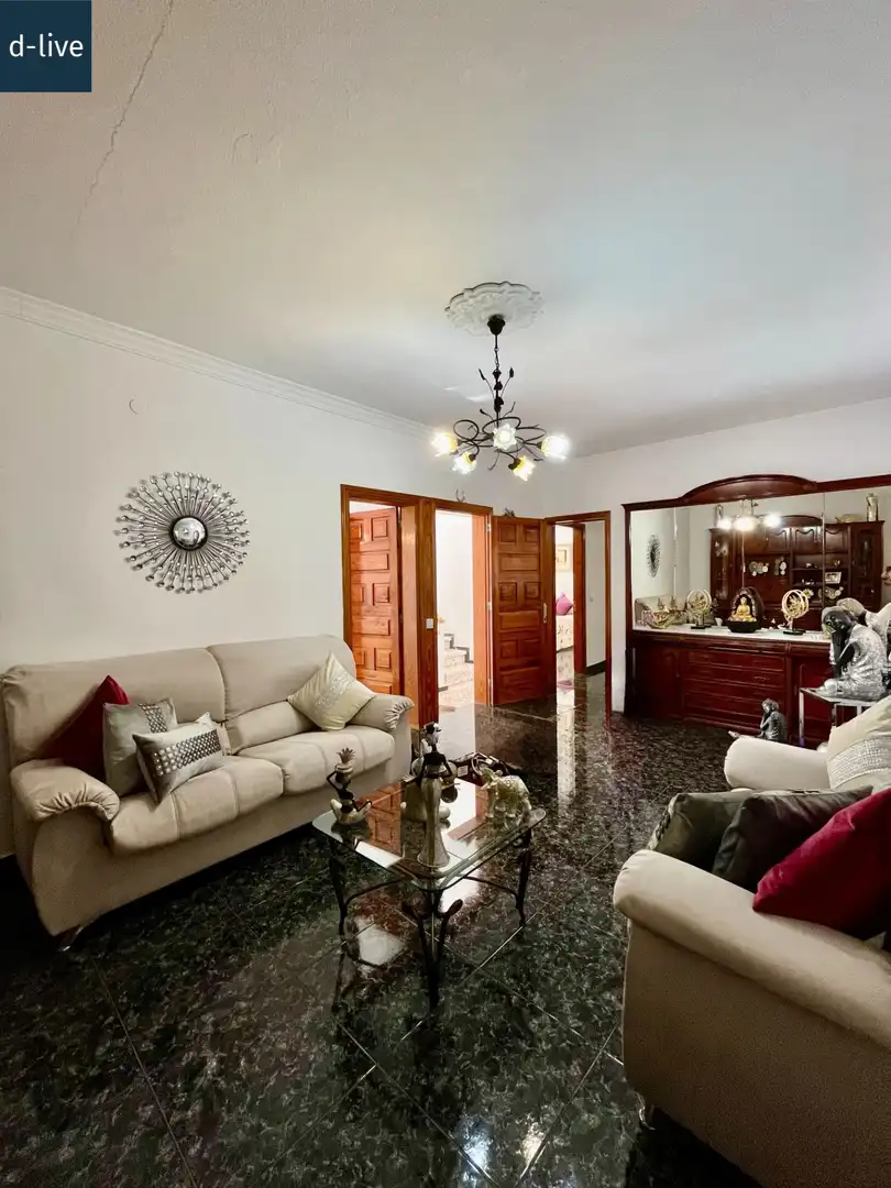 Sala d'estar de Casa adosada en venda en Telde amb Terrassa i Traster