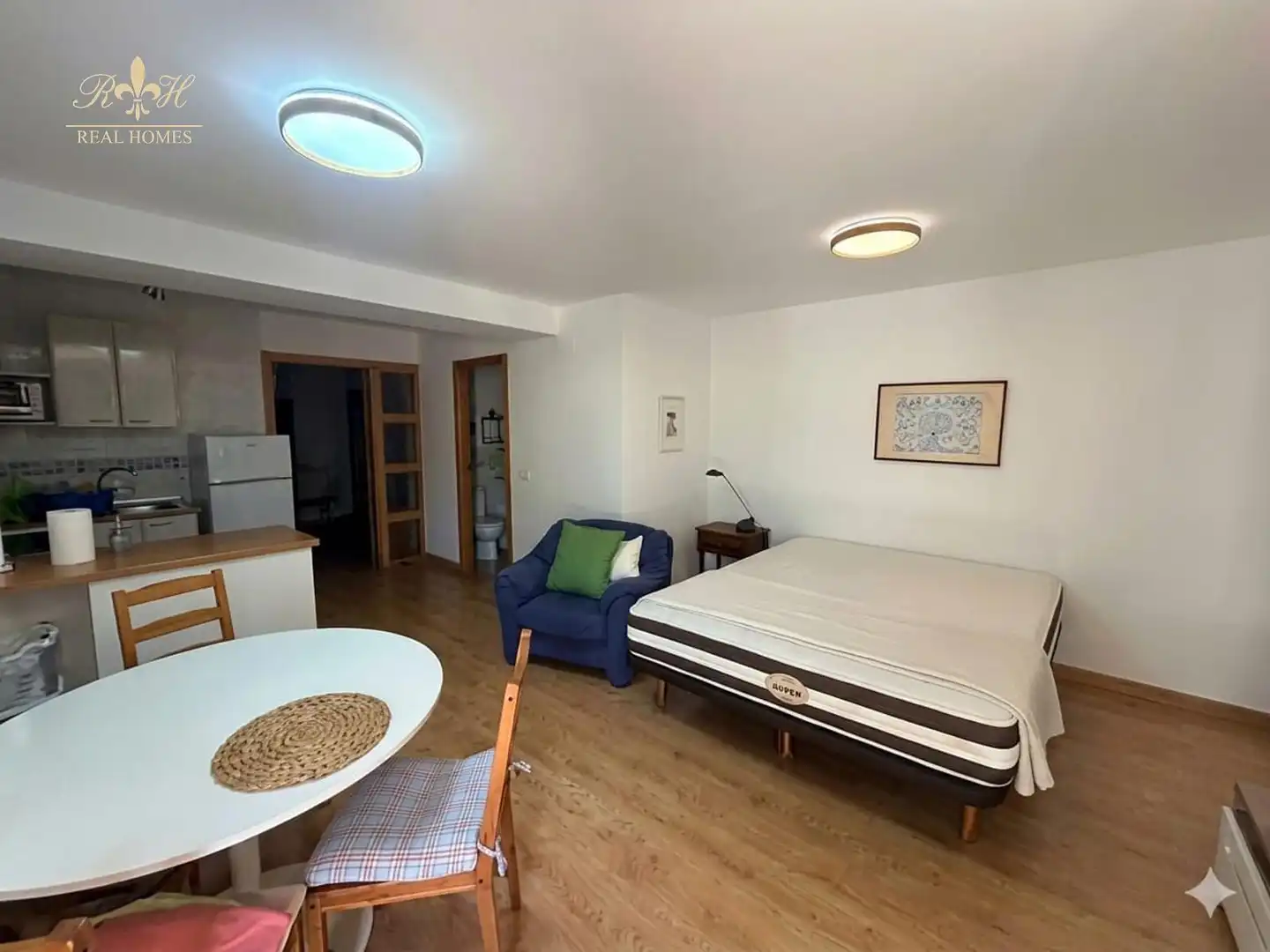 Bedroom of Flat for rent in L'Alfàs del Pi  with Air Conditioner and Furnished