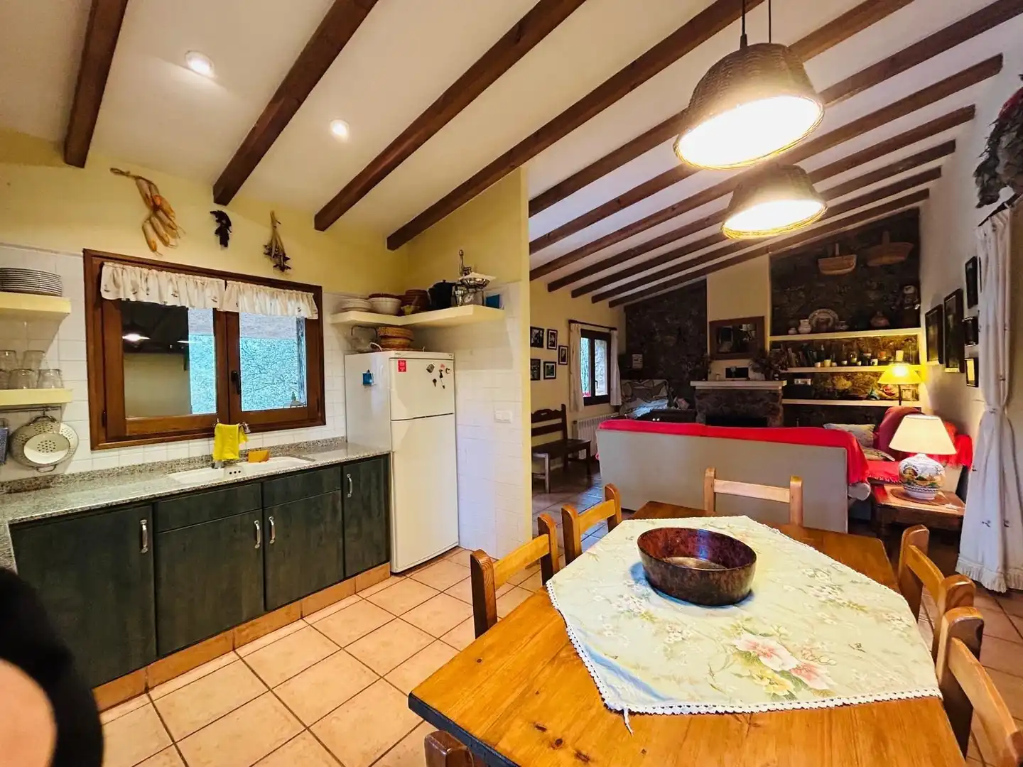 Cocina de Finca rústica en venta en Riópar con Terraza, Trastero y Amueblado