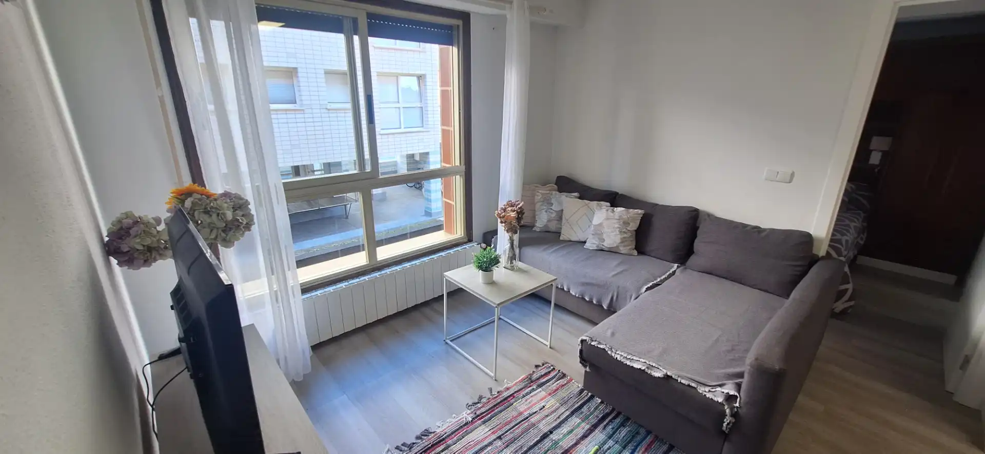 Wohnzimmer von Wohnungen zur Miete in Zarautz mit Möbliert, Ofen und Waschmaschine