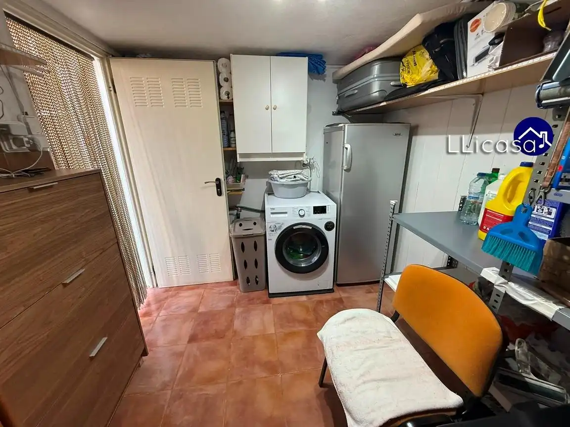 Cocina de Casa adosada en venta en La Pobla de Vallbona con Aire acondicionado, Jardín privado y Terraza