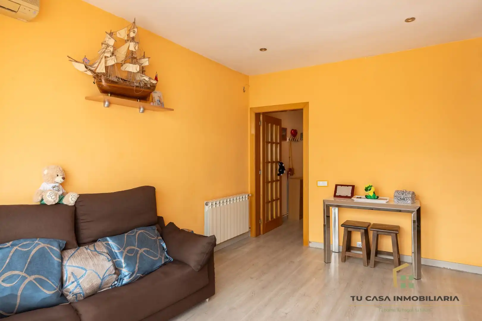 Sala de estar de Ático en venta en Badalona con Aire acondicionado y Calefacción