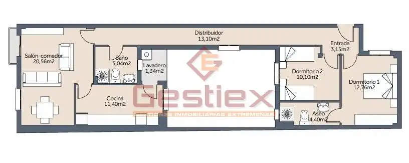 Piso con ascensor en venta en Almendralejo, imagen 9