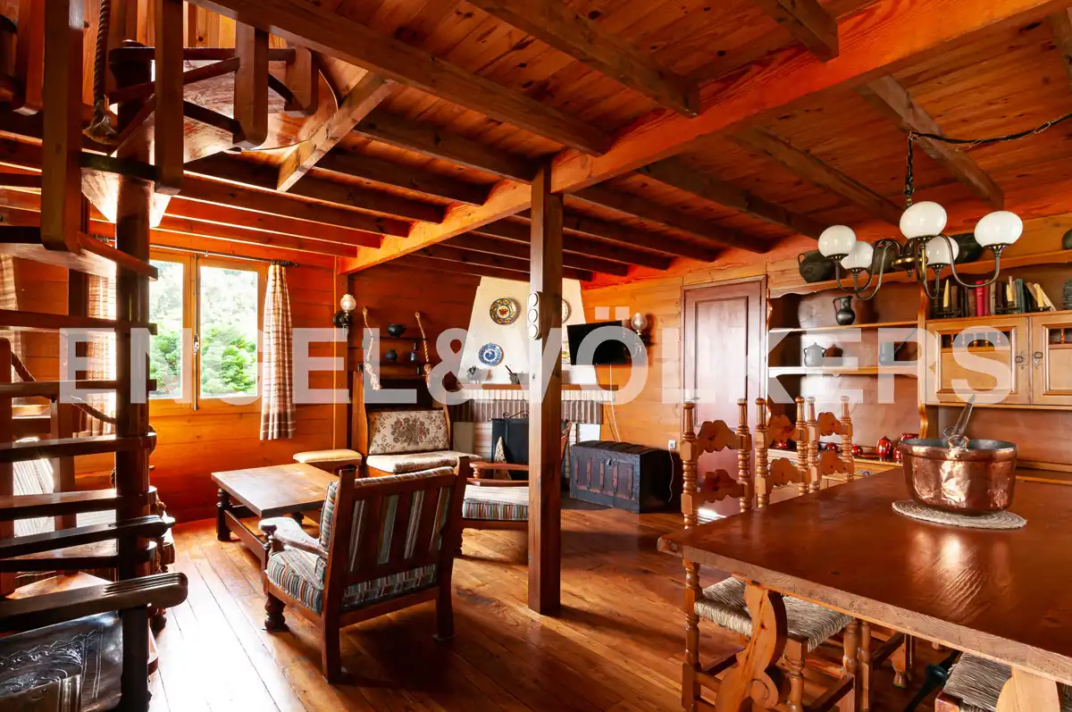 Wohnzimmer von Haus oder Chalet zum Verkauf in Villaviciosa mit Heizung, Privatgarten und Parkett