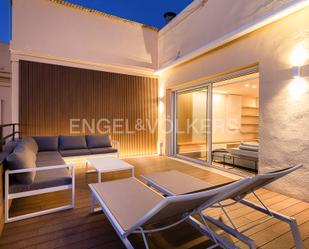 Terrace of Attic to rent in  Valencia Capital  with Air Conditioner, Parquet flooring and Terrace