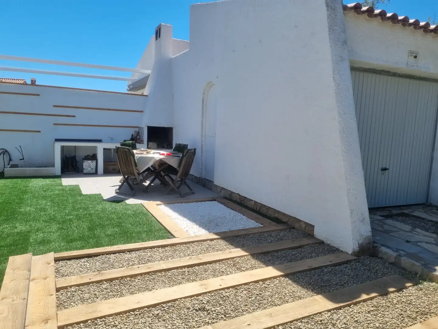 Terraza de Casa adosada en venta en Mont-roig del Camp con Aire acondicionado, Calefacción y Jardín privado