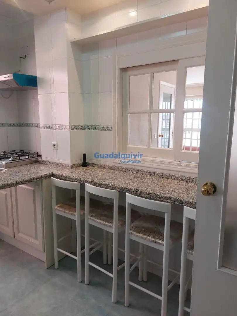 Kitchen of Flat for rent in Montequinto  with Air Conditioner, Private garden and Terrace