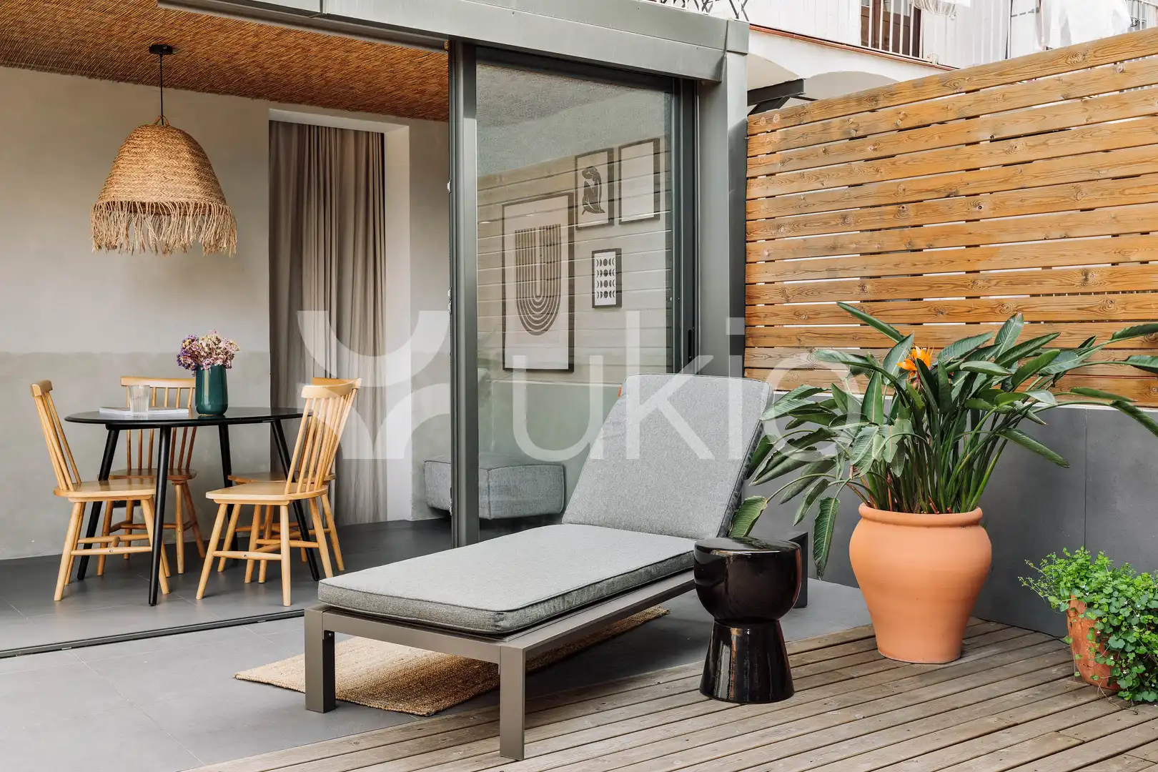 Terrassa de Apartament de lloguer en Barcelona amb Aire condicionat, Calefacció i Terrassa
