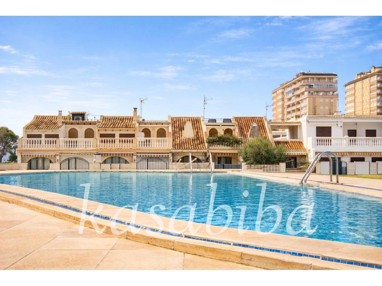 Piscina de Casa adosada en venta en Tavernes de la Valldigna con Terraza y Piscina comunitaria