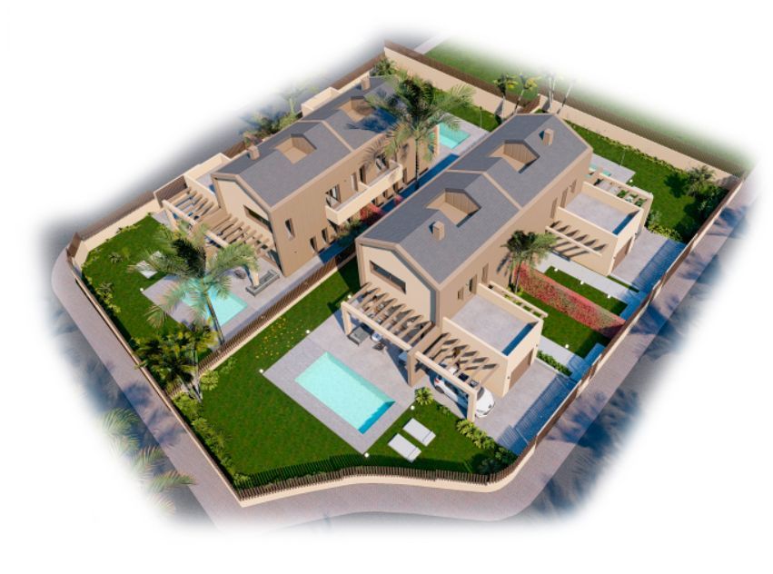 Exterior view of Single-family semi-detached for sale in Coín  with Air Conditioner, Private garden and Terrace