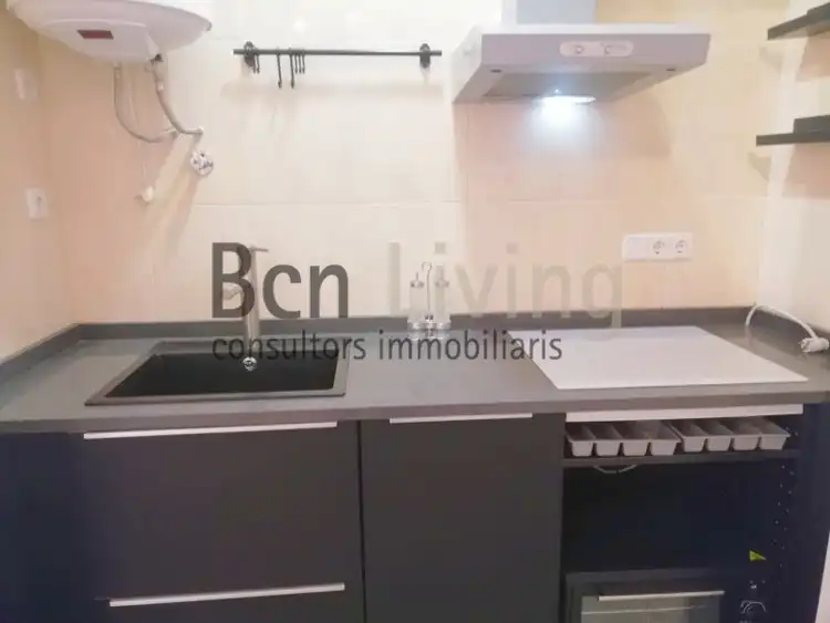 Kitchen of Flat for rent in Barcelona  with Furnished, Oven and Washing machine