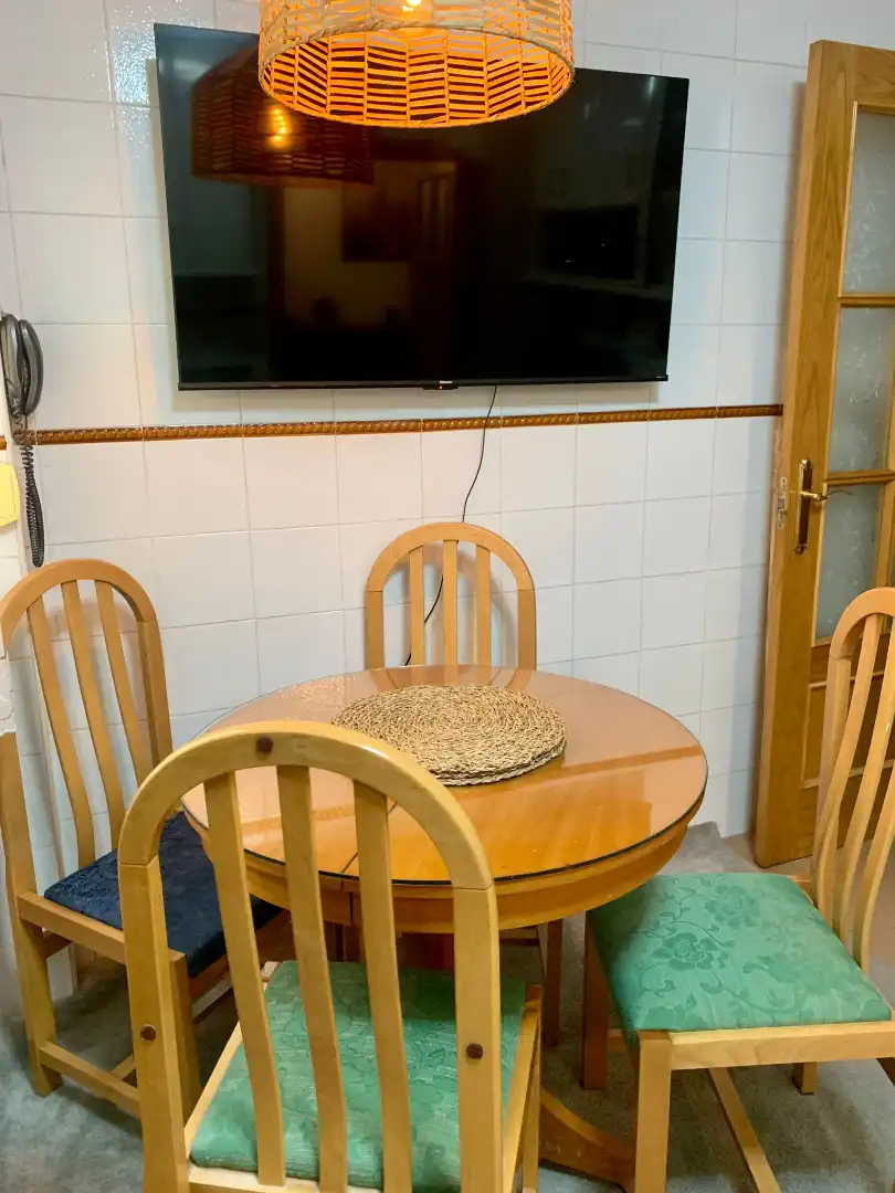 Esszimmer von Wohnung zur untervermieten in Madrid mit Heizung, Möbliert und Ofen
