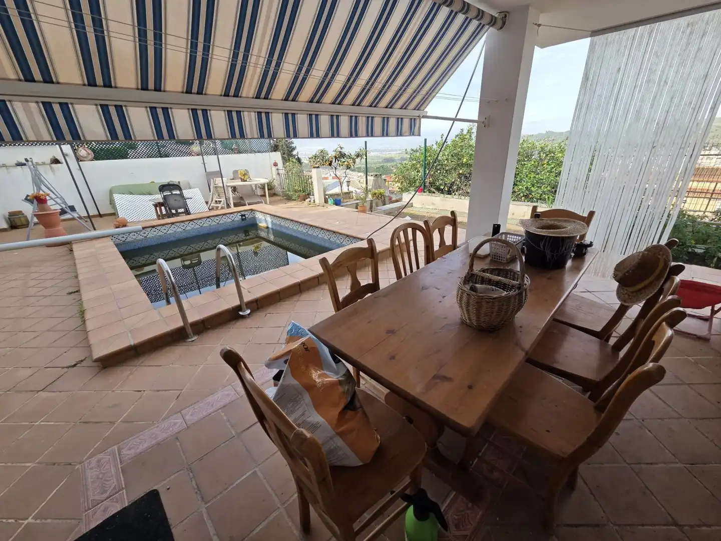 Terraza de Casa o chalet en venta en Málaga con Jardín privado, Terraza y Piscina