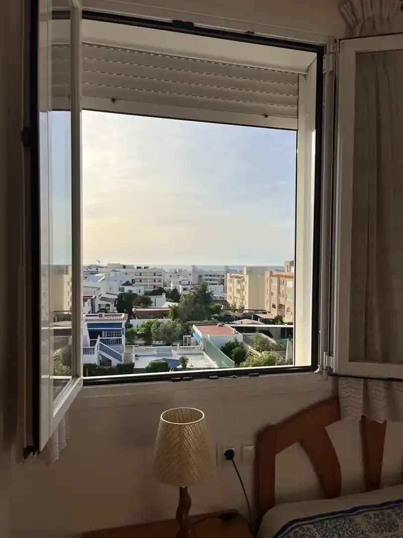 Vista exterior de Pis en venda en Sant Josep de sa Talaia amb Aire condicionat, Piscina i Balcó