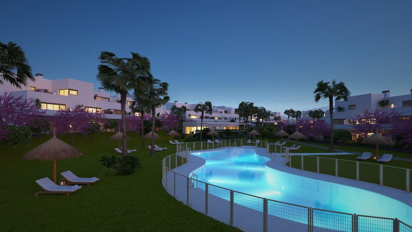 Piscina de Apartament en venda en Estepona amb Aire condicionat, Calefacció i Terrassa