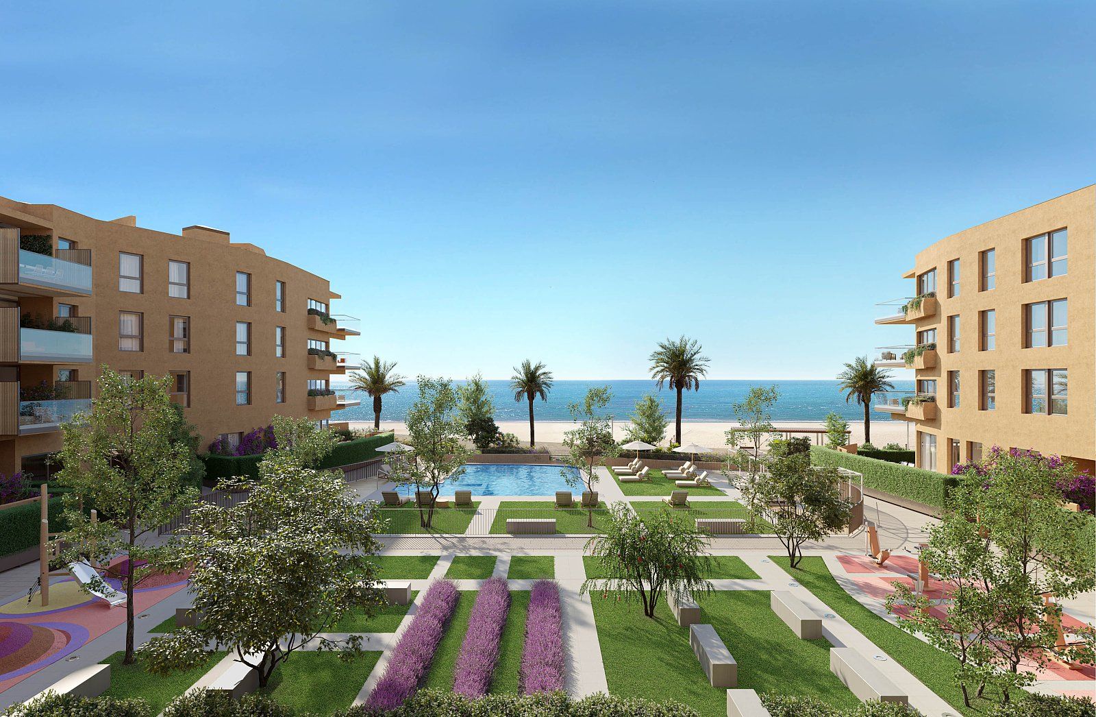 Bedroom of Apartment for sale in Cubelles  with Air Conditioner, Private garden and Terrace