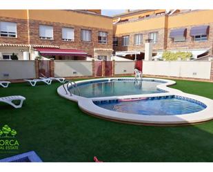 Swimming pool of Single-family semi-detached for sale in  Murcia Capital  with Terrace and Swimming Pool
