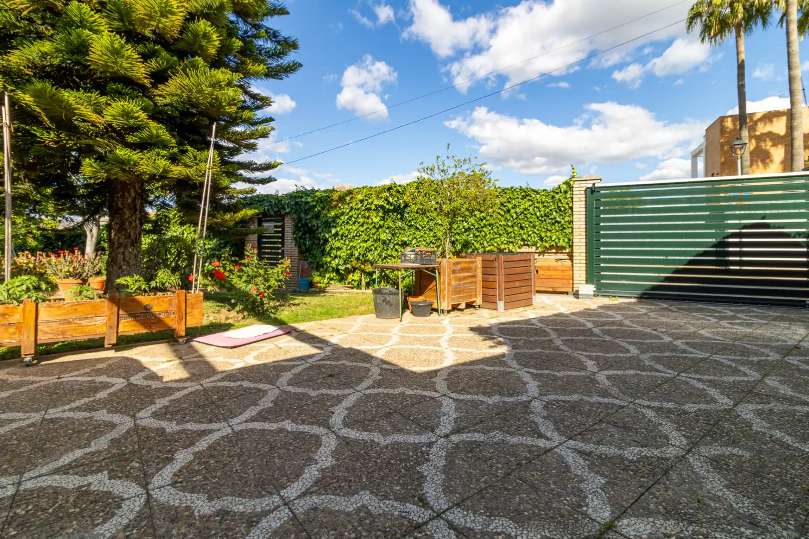 Terraza de Casa o chalet en venta en Bollullos de la Mitación con Aire acondicionado, Calefacción y Jardín privado