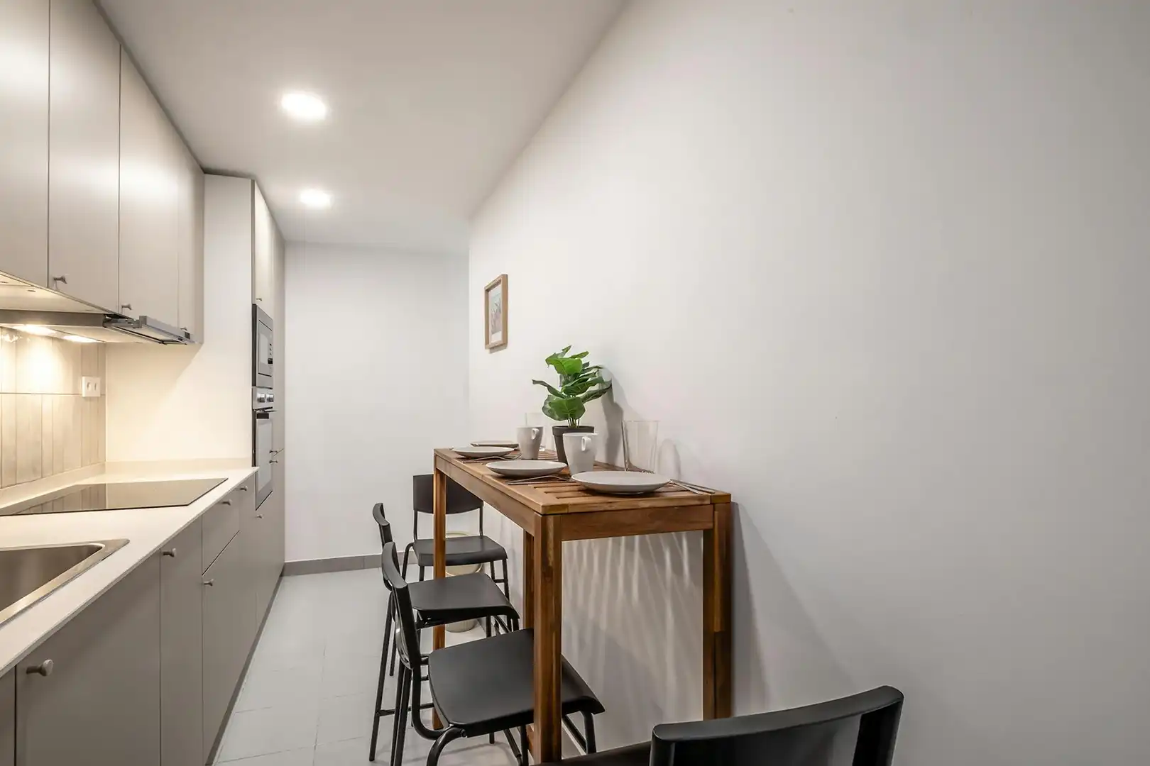 Cocina de Piso para compartir en Valencia con Aire acondicionado, Calefacción y Lavadora