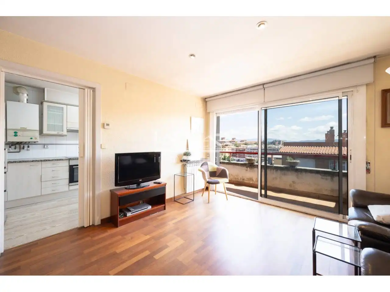 Exterior view of Flat for sale in Vic  with Heating, Parquet flooring and Storage room
