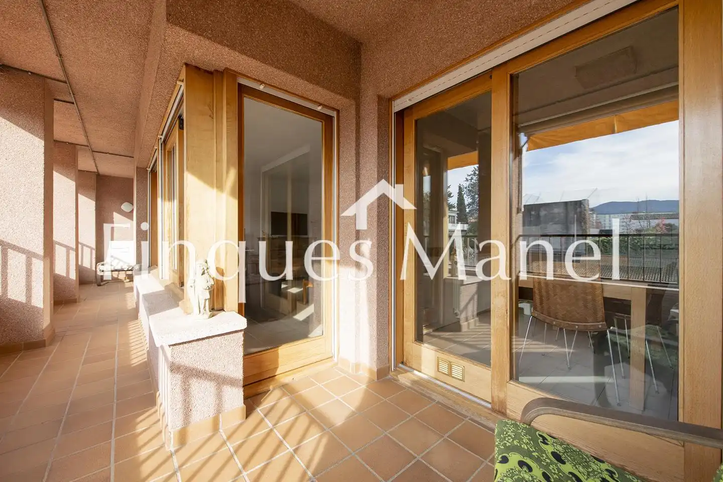Terrasse von Wohnung zum Verkauf in Banyoles mit Klimaanlage und Terrasse
