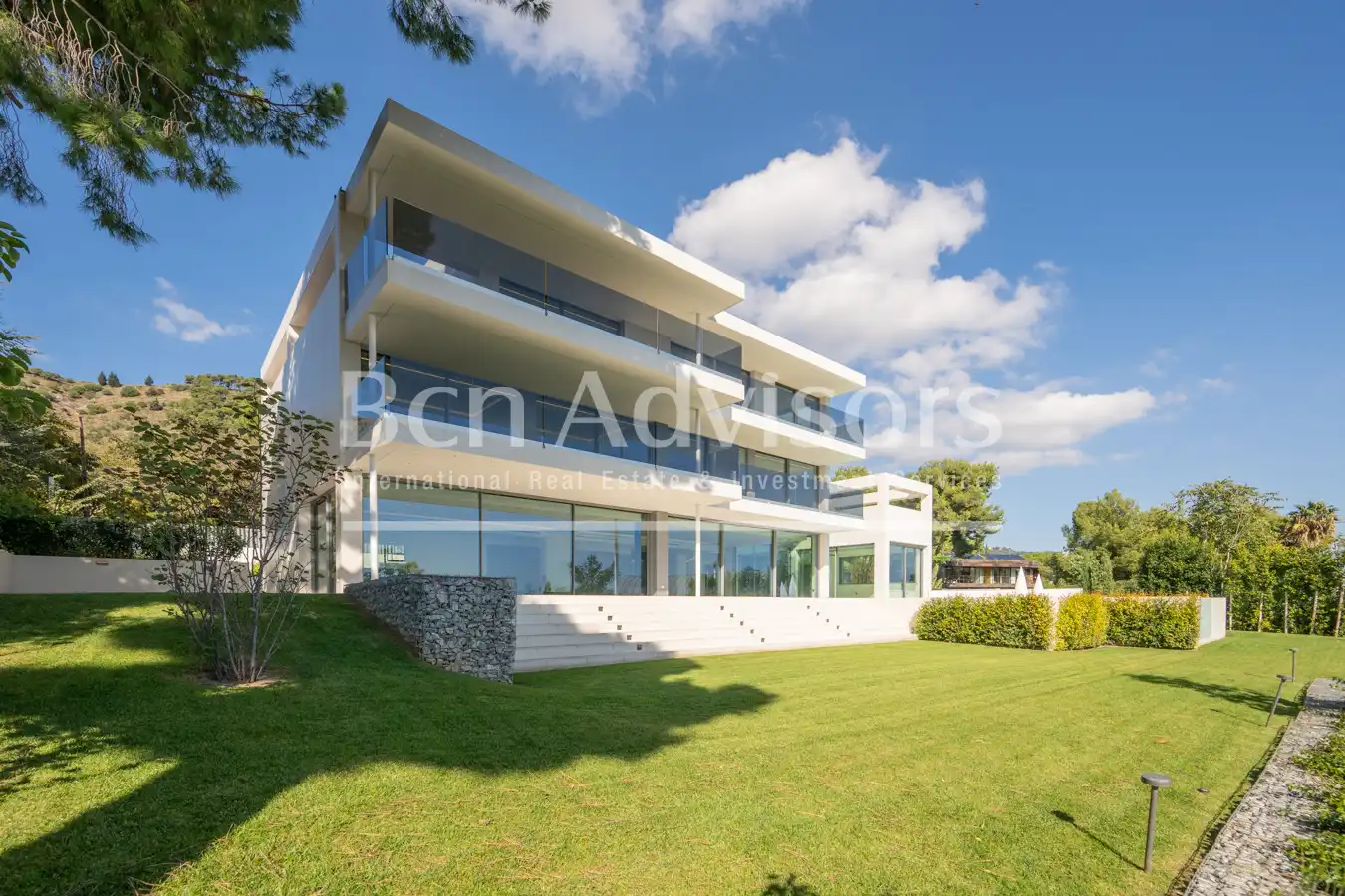 Vista exterior de Casa o chalet en venta en Barcelona con Aire acondicionado, Calefacción y Jardín privado