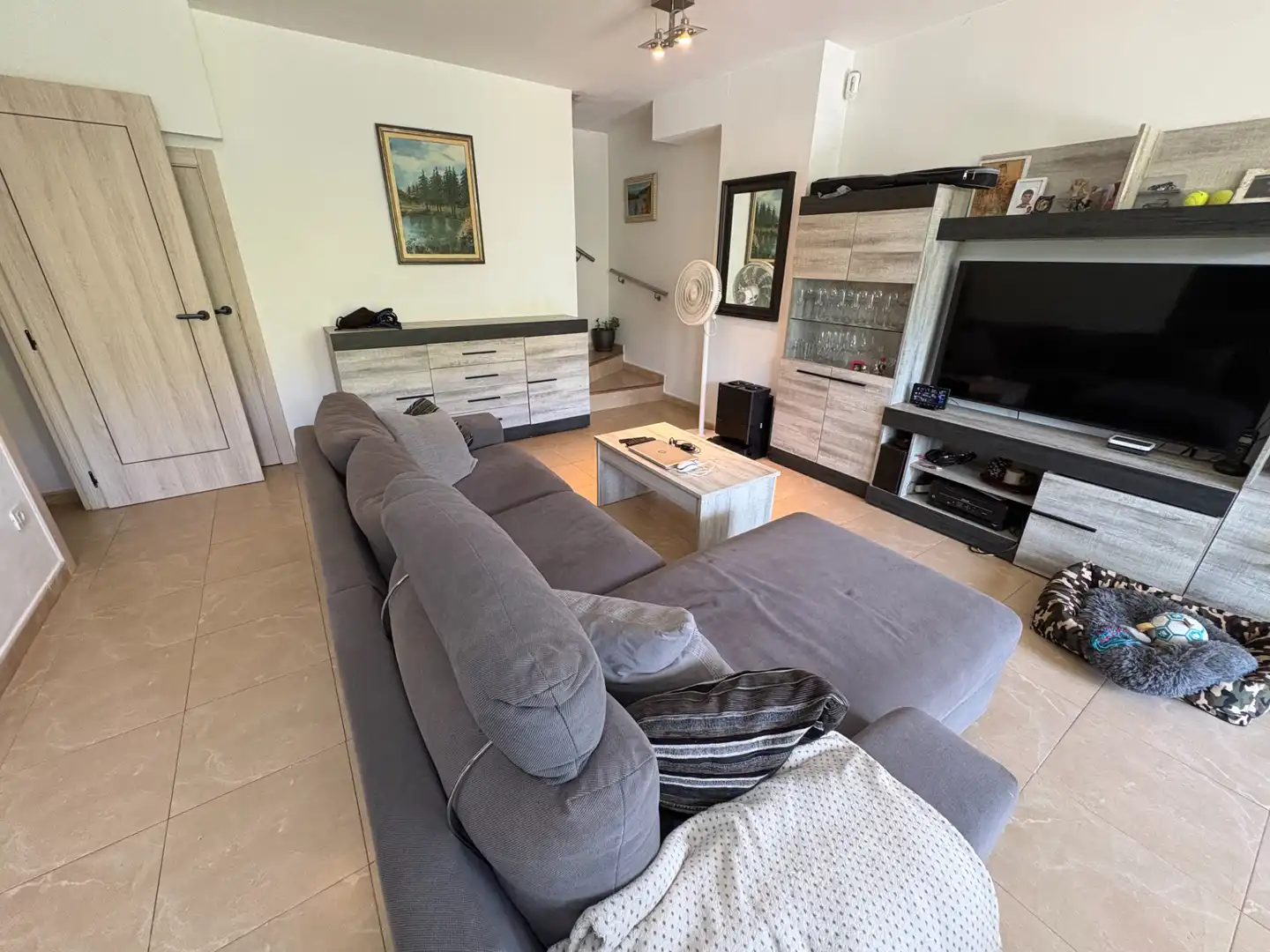 Wohnzimmer von Maisonette zum Verkauf in Vallgorguina mit Klimaanlage, Heizung und Terrasse