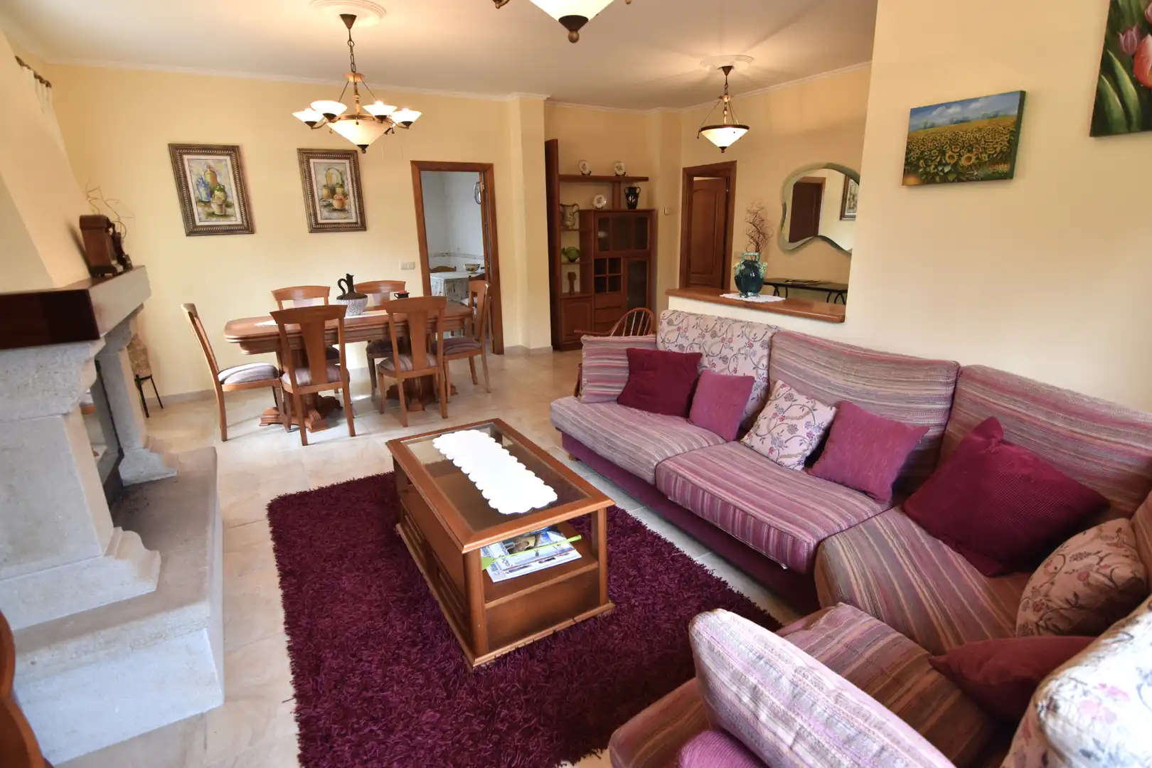 Sala d'estar de Casa o xalet en venda en Valdoviño, A Coruña