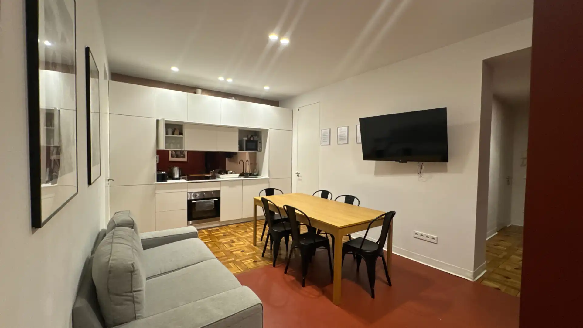 Cuina de Casa o xalet per a compartir en Madrid amb Aire condicionat, Calefacció i Moblat