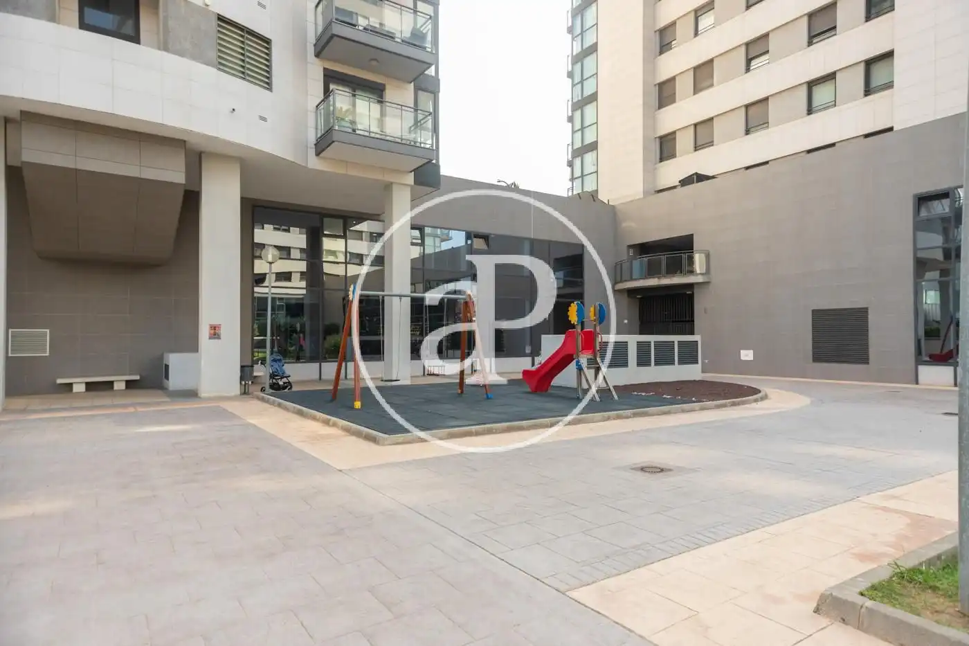 Terrasse von Wohnung zur Miete in Valencia mit Klimaanlage, Heizung und Privatgarten