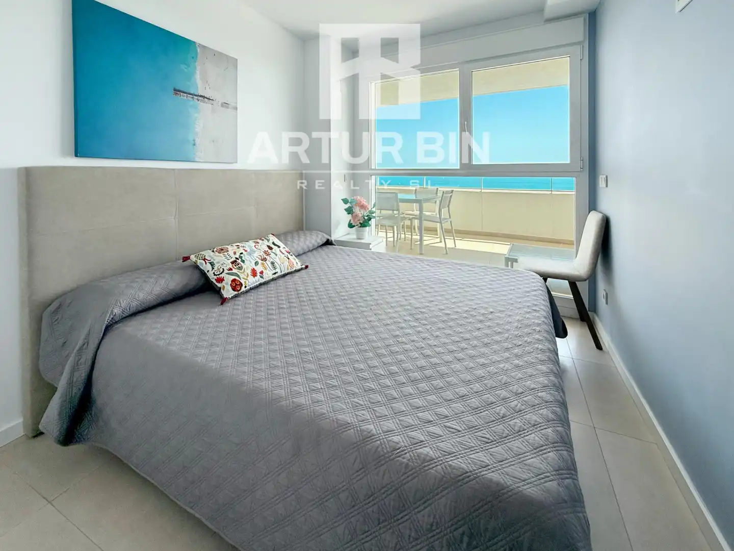 Bedroom of Flat for rent in Canet d'En Berenguer  with Air Conditioner, Heating and Terrace