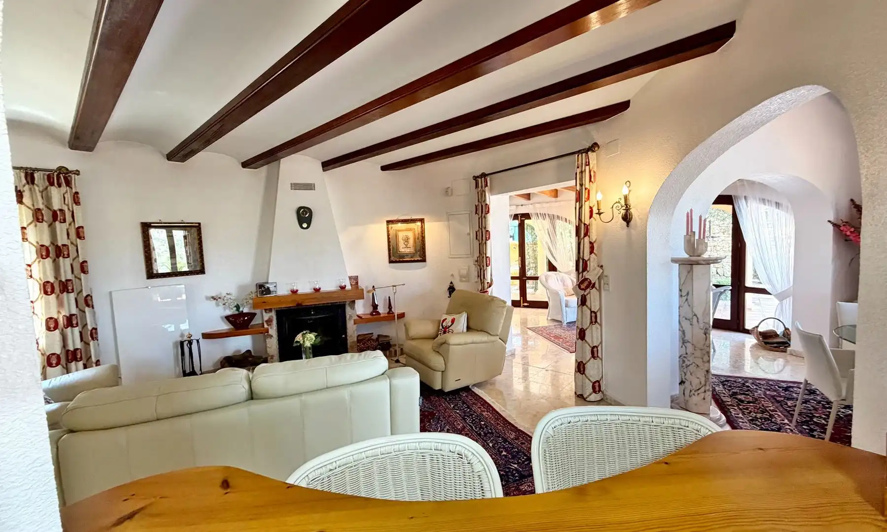 Living room of Houses for sale in Dénia  with Air Conditioner, Heating and Private garden