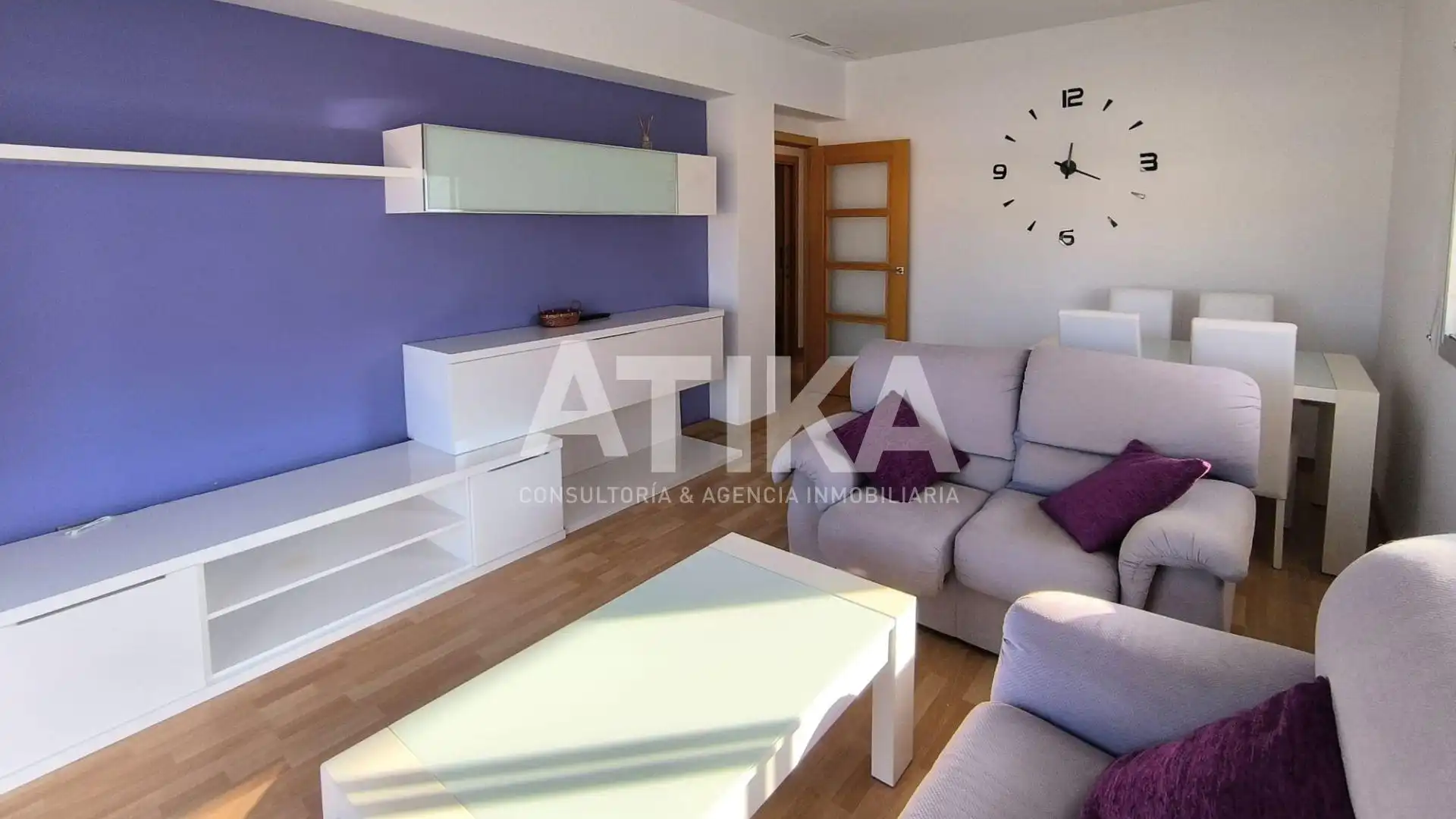 Living room of Flat for sale in Daimús  with Air Conditioner, Heating and Parquet flooring