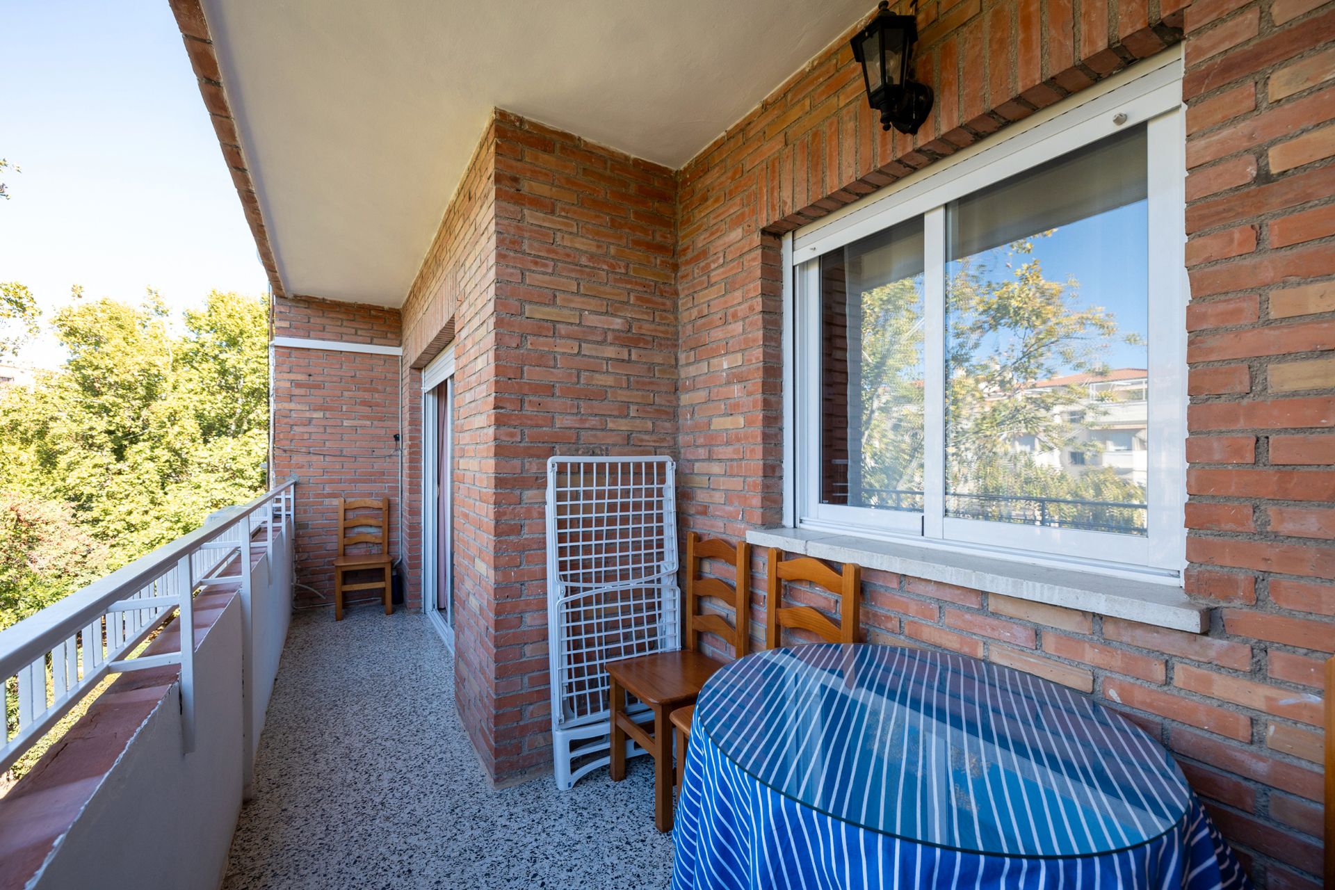 Balcony of Flat to rent in  Granada Capital  with Air Conditioner, Terrace and Furnished