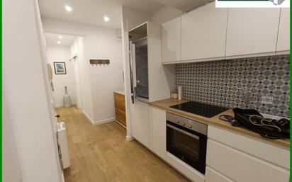 Kitchen of Planta baja for sale in  Barcelona Capital  with Air Conditioner, Parquet flooring and Terrace