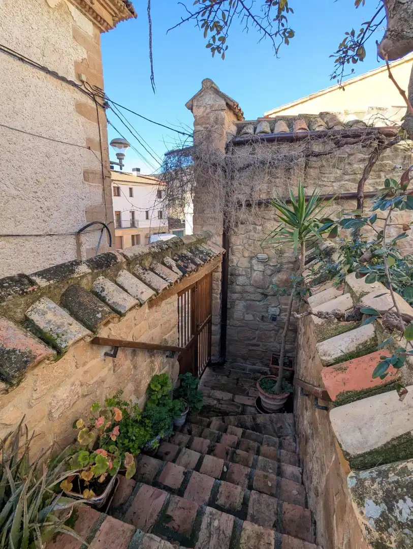 Vista exterior de Casa o chalet en venta en Aberin con Calefacción, Jardín privado y Piscina